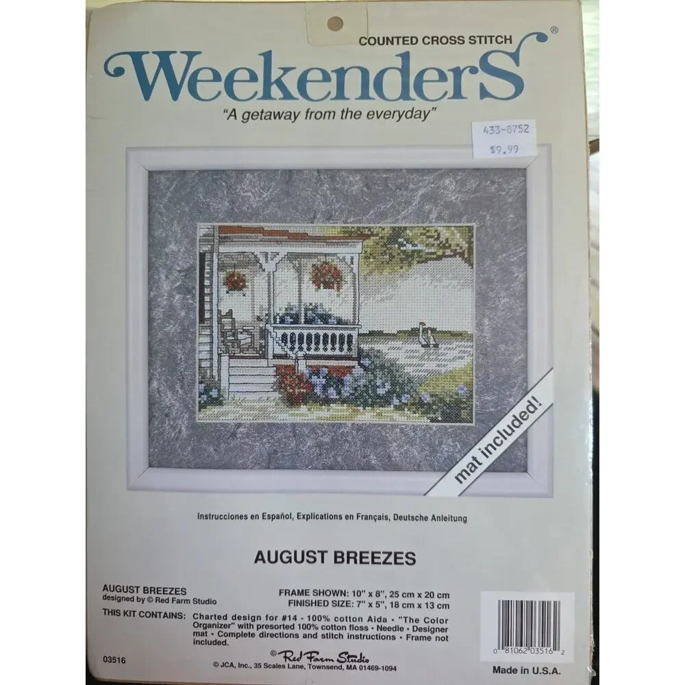 Weekenders August Breezes Counted Cross Stitch Kit 7